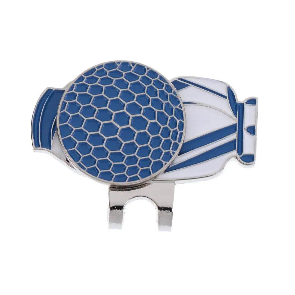 Magnetic Golf Ball Marker Hat Clip Alloy Tool Golfer Gift Ballmark Traffic Marker for Golf Hat