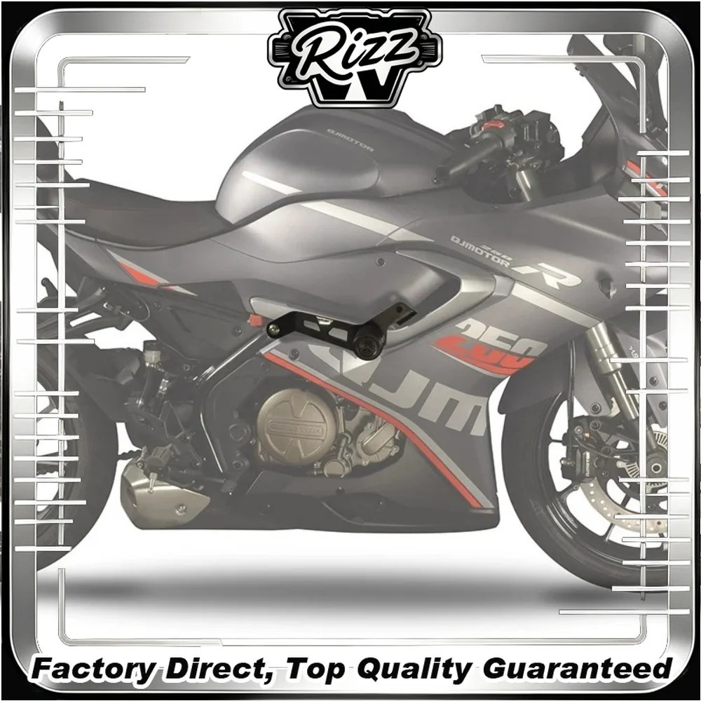 FOR  QJMOTOR SRK250 All-In-One Safety Upgrade Engine Guard with Elastic Bobbins & Frame Protector Motorcycle Accessories