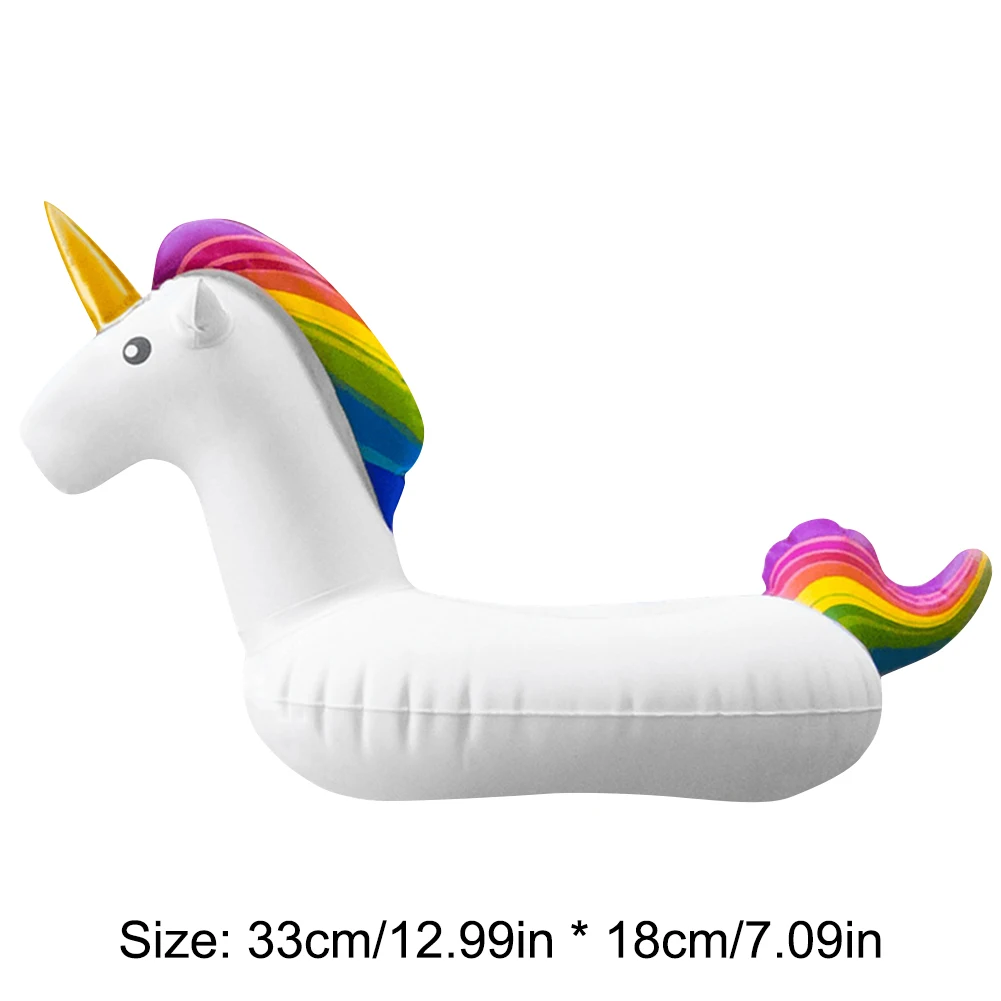 Aufblasbare Bier-Getränkehalter für Pool, Schwimmende Bar-Untersetzer aus PVC, Kühltisch für Pool, Strand und Schwimmen