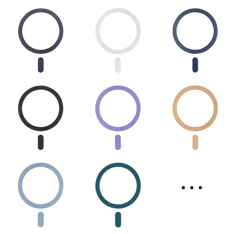 

Магнитное кольцо для Magsafe, универсальная металлическая наклейка, поддержка беспроводного зарядного устройства, металлическая пластина для магнитного автомобильного держателя