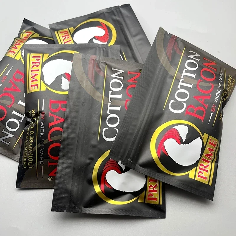 قطن عضوي بيكون قطن ، قطع غيار أدوات تصنعها بنفسك ، RTA ، our ، our Packs ، 4 عبوات