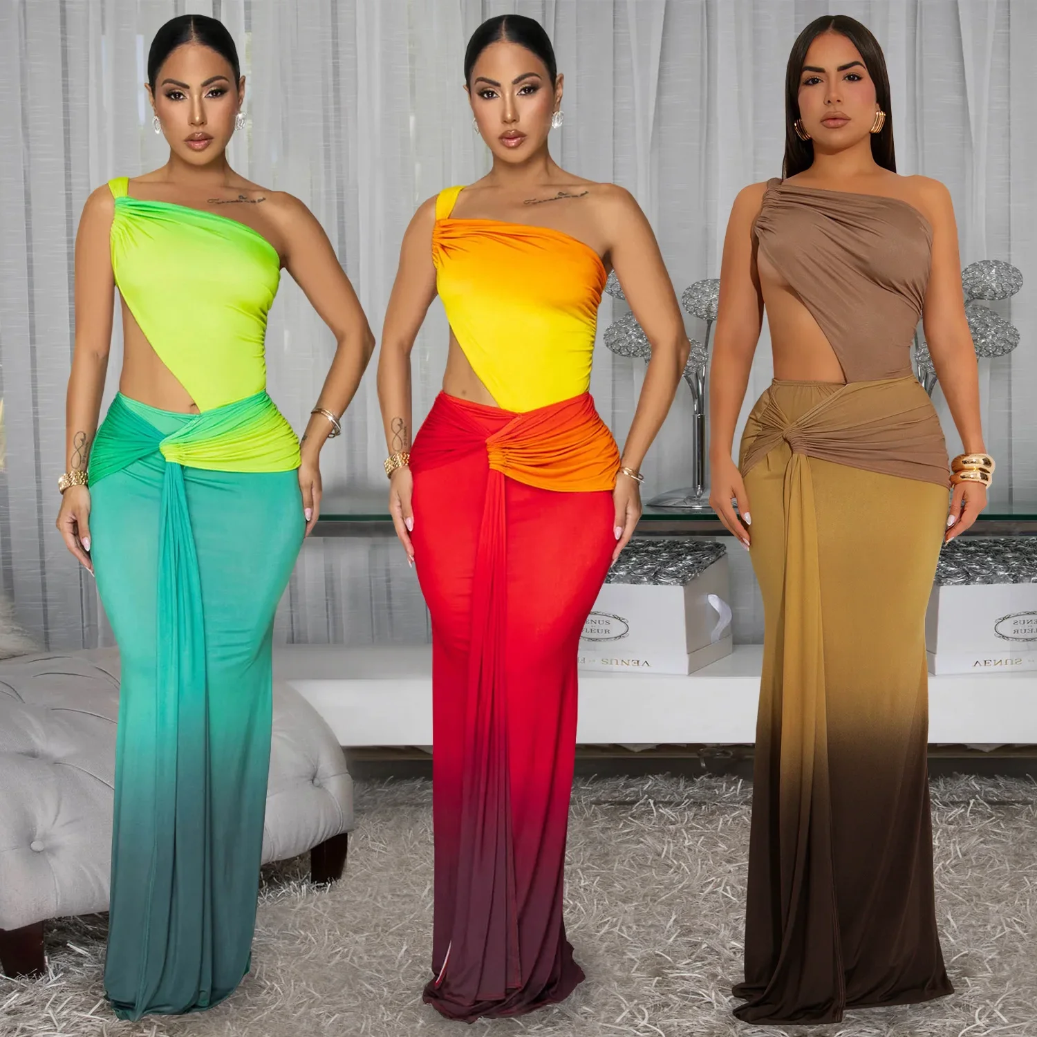 

Elegant African Dresses For Women 2025 Dashiki Summer Autumn Maxi Dress Office Ladies Traditional African Clothing Fairy Dreaes