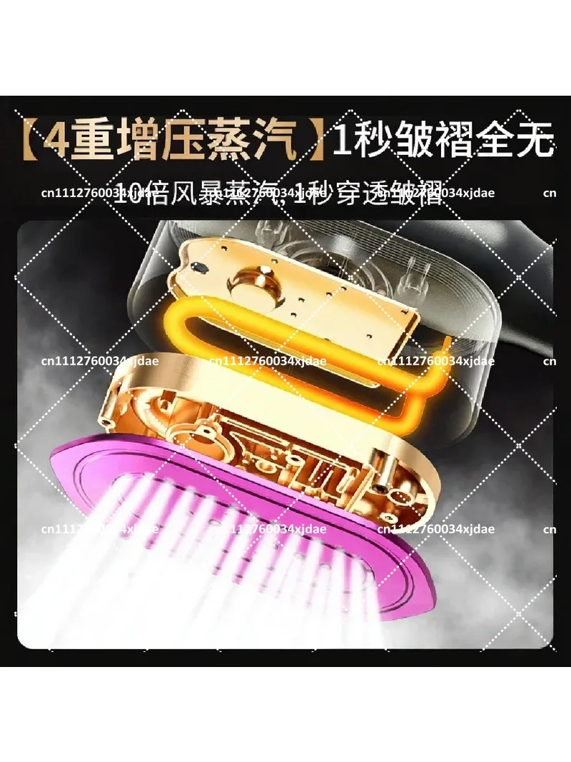 Portable Handheld Steam Iron for Clothes, Mini Travel Ironing Machine with Fast Heating
