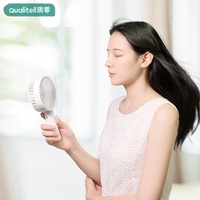 Xiaomi Ecological Chain Qualitell Handheld Fan Y1 Desktop Vertical Dual-Use Small Fan Portable Rechargeable Small Electric Fan 3-Speed Wind Speed Adjustment