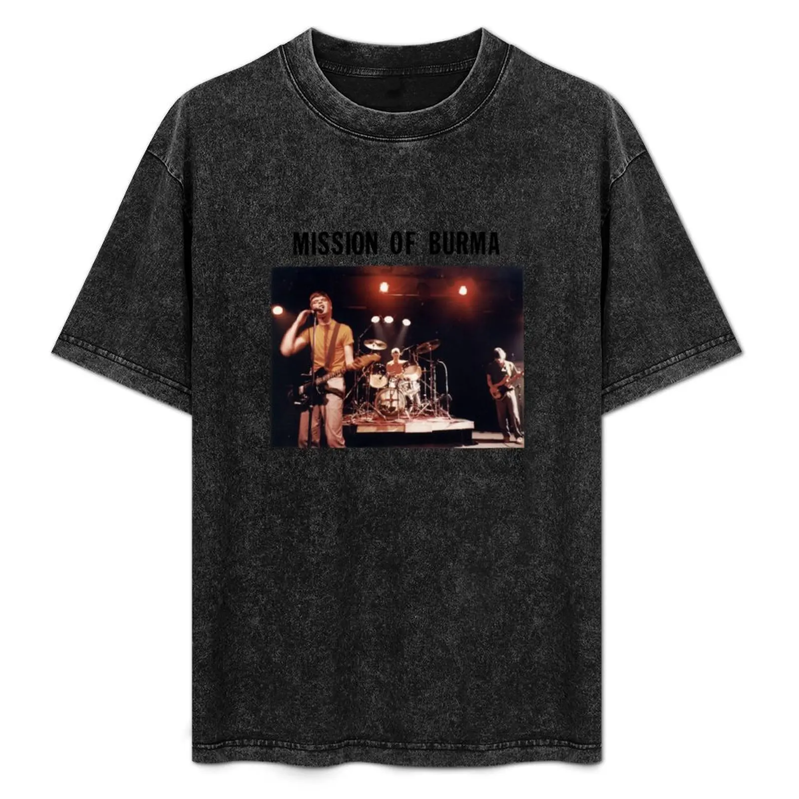 

Mission of Burma Band Tee T-Shirt Summer Print Short Sleeve Tee