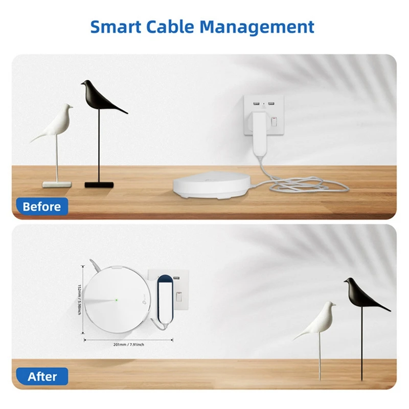 Outlet Mount Hanger For TP-Link Smart Hub Deco M9 Whole Home Mesh Wifi Router Accessories