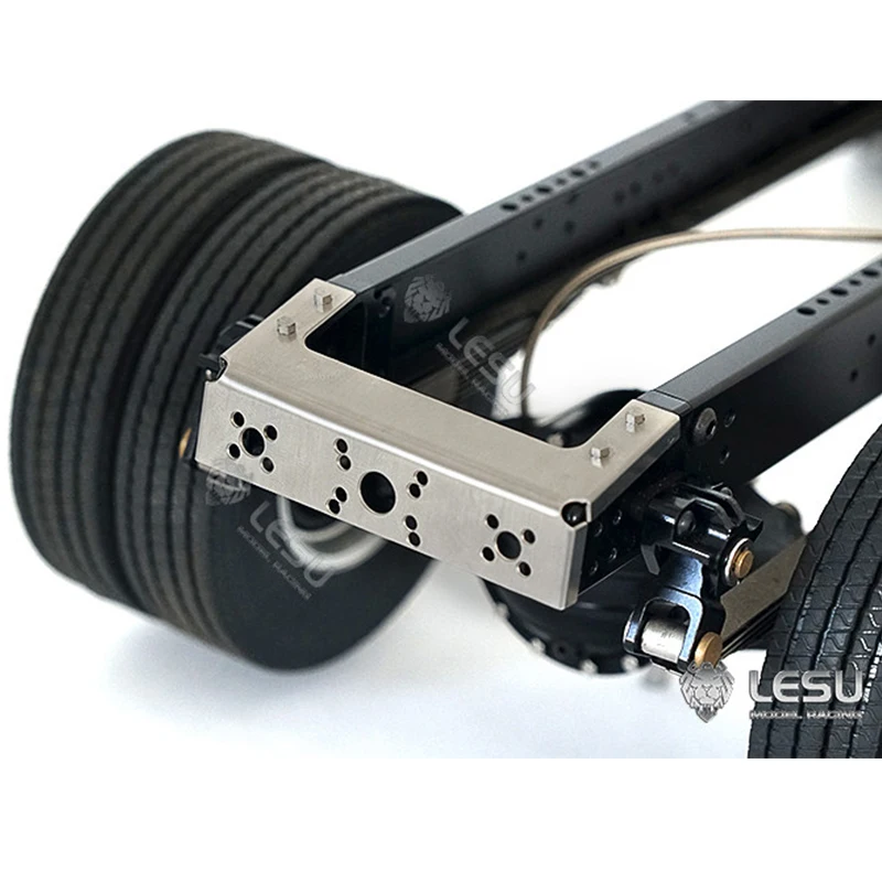 RC 1/14 Truck model toy tractor metal tailbeam retrofit L-1030-B M3 hole fitting LESU Truck DIY Upgrade Accessory Toy