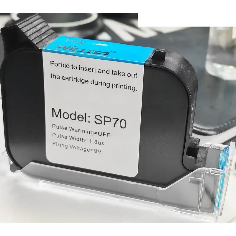 Ink Cartridge for Willita SP70 Half Inch 12.7mm TIJ 2.5 Handheld Inkjet Printer Good Adhesion Compatibility