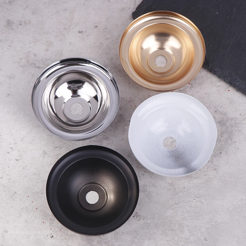 5 pçs pequena capa de teto convexa diy capa decorativa buraco médio 10mm lâmpada do teto lâmpada de parede candeeiro de mesa luminária