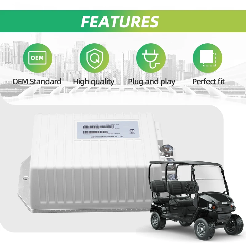 48V 250A 1515-5206 Controller 103982301 voor Curtis Club Car Precedent (2014-2019) golfkar