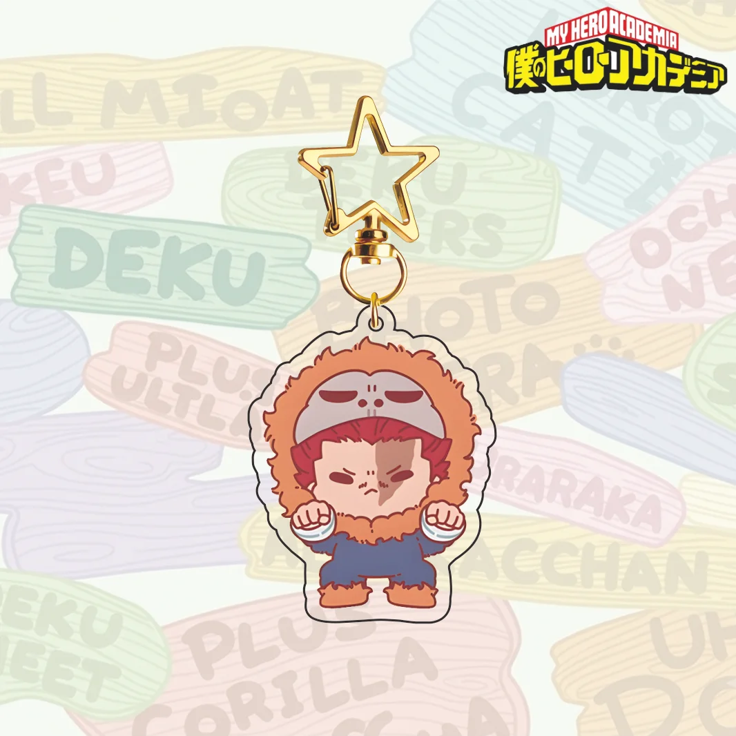 My Hero Academia Tier-Haube Q-Version Acryl-Schlüsselanhänger Sternhaken Deku Bakugo Todoroki Uraraka Anime Rucksack-Anhänger MHA Fans – Detail 6
