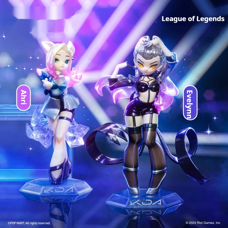 New Sell Official Genuine Version Popmart Bubble Mart League Of Legends K/Da All Out Series Handmade Blind Box Gift Ornament