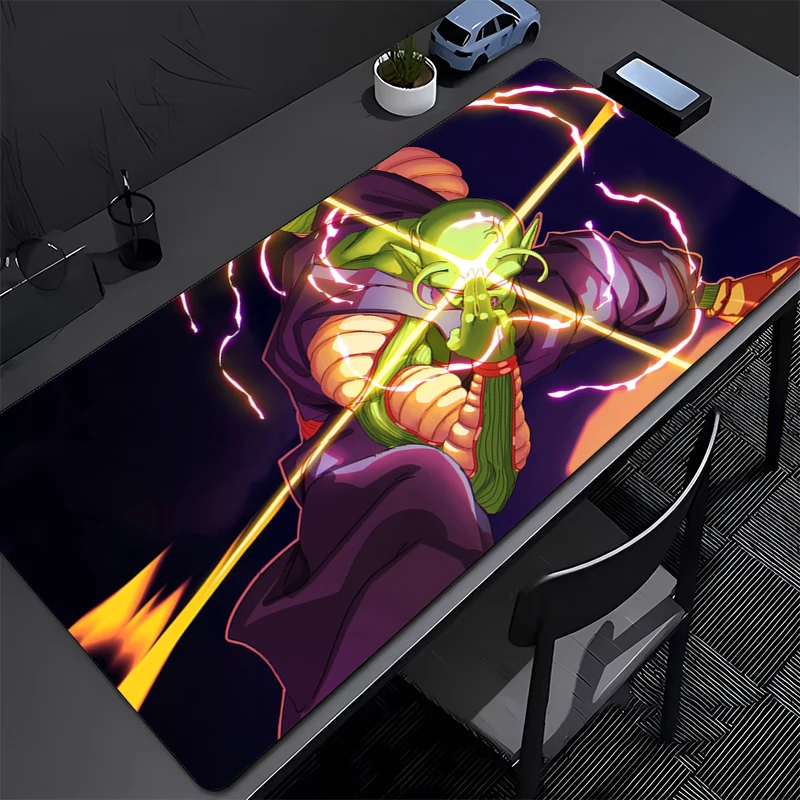 Dragon Ball Piccolo Gaming Mousepad อะนิเมะแผ่นรองเม้าส์สํานักงาน Gamer เมาส์คอมพิวเตอร์ Pad HD พิมพ์โต๊ะ PC HD อะนิเมะขนาดใหญ่ Mousepad