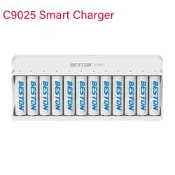 4/8/12 Slot Fast Smart Intelligent Battery Usb Charger  LED Indicator Light  Charger for 1.2V AA AAA Ni-MH Rechargeable Battery
