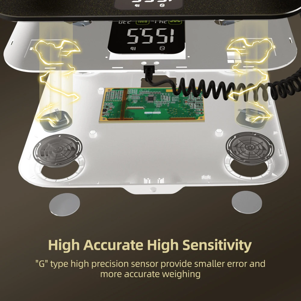 Smart Bioimpedance Scale 2023 New Smart Body Composition Scale Digital Scale Body Fat Weight Scale Balance BMI Composition Scale