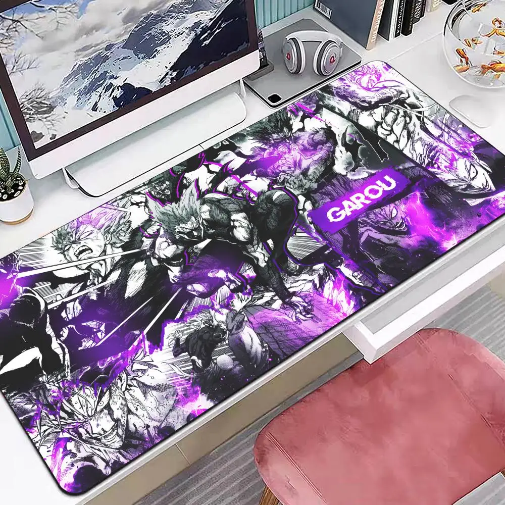 

One Punch Man Anime Mouse Pad Multiple Sizes Large Square Computer Office Game Table Mats Rubber Anti-slip Mousepads