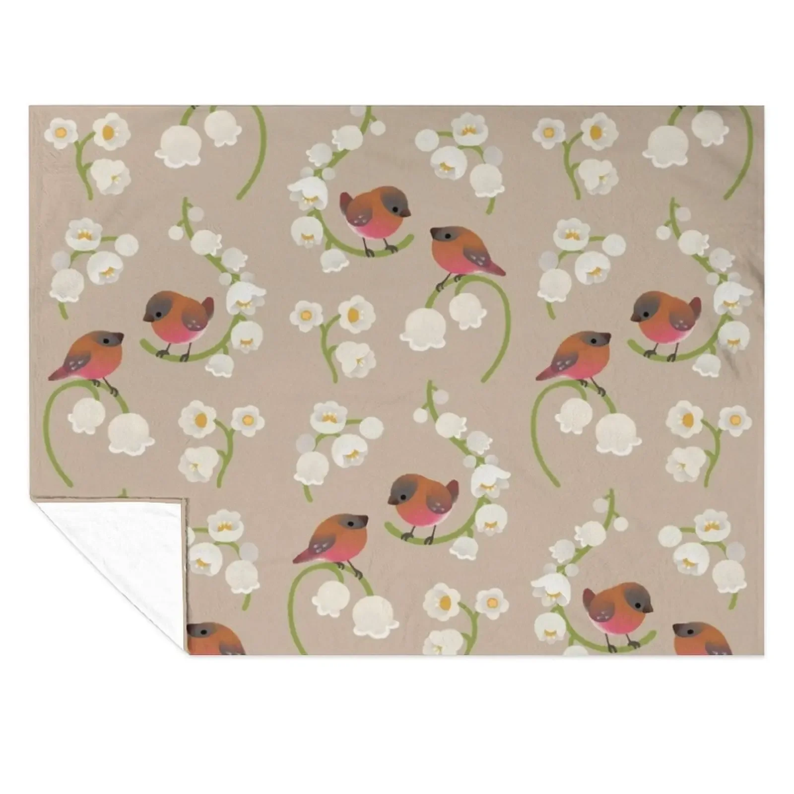 

Brown capped rosy finch Throw Blanket manga Bed covers Sofa Quilt Blankets Sofas Of Decoration Blankets