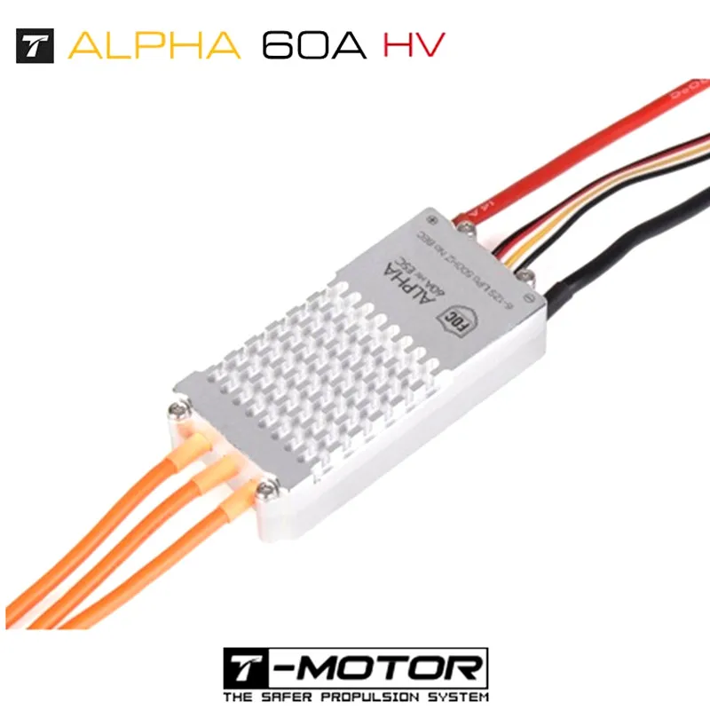 

T-motor New released ALPHA 60A HV High Quality Speed Controller for RC FPV Plane