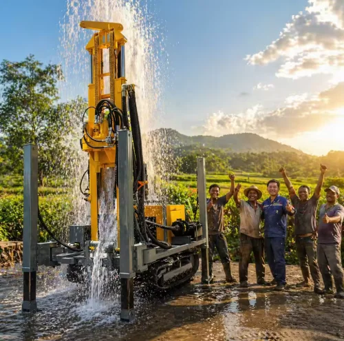 Customized 150m 200m Tractor Mounted Water Well Drilling Rig Geological Survey Drilling Machine