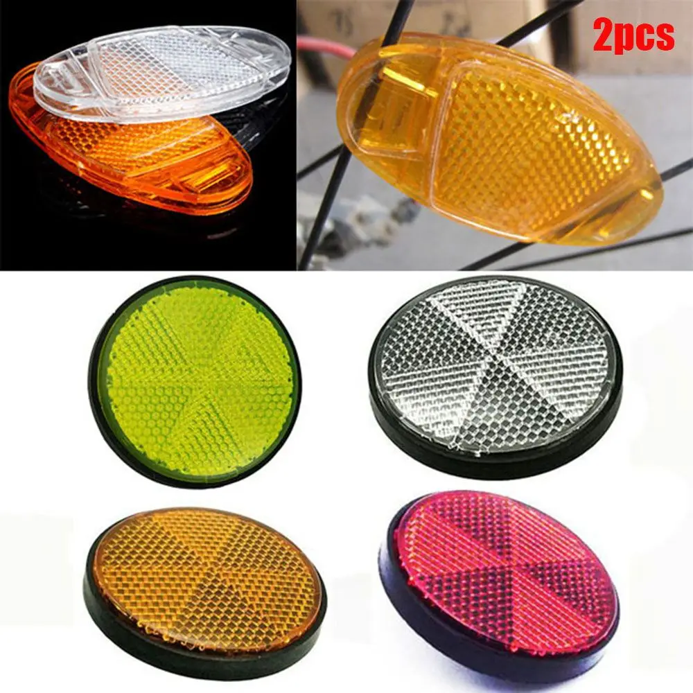 AliExpress NONE 2pcs Plastic Flashing Cycling Lights Bicycle Reflect Accessories Safety Warning Light Bike Spoke Reflector Wheel Rim Reflective