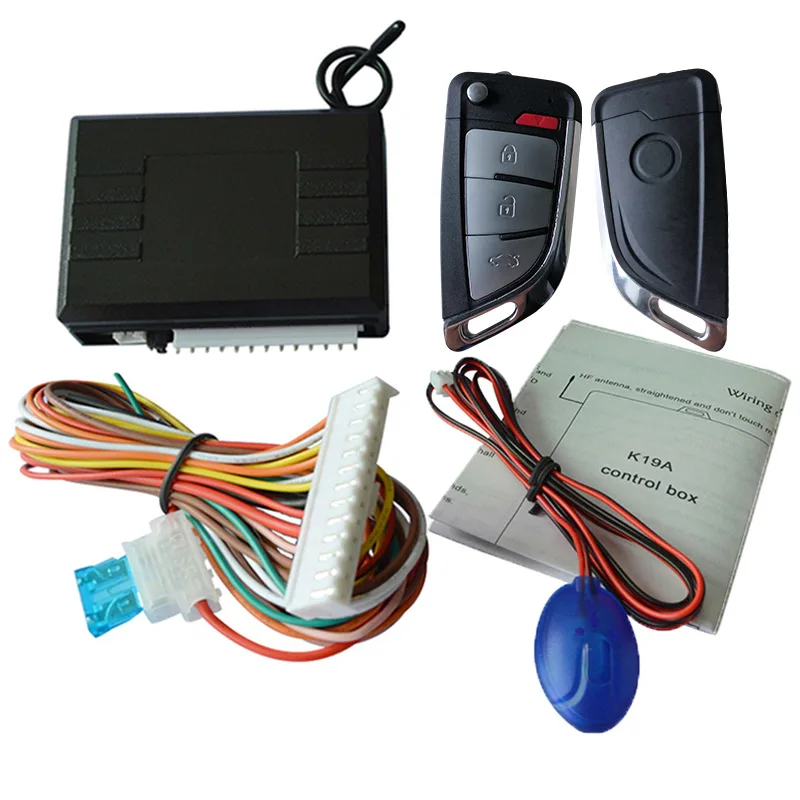 

Auto Supplies Modified Mechanical Key Central Control Lock Switch Door Lock Tail Box Remote Control Keyless Entry