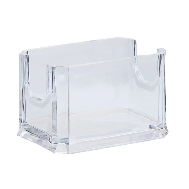 367A Clear Acrylic Tabletop Tea Bags Sweetener Container Multifunctional Storage Box