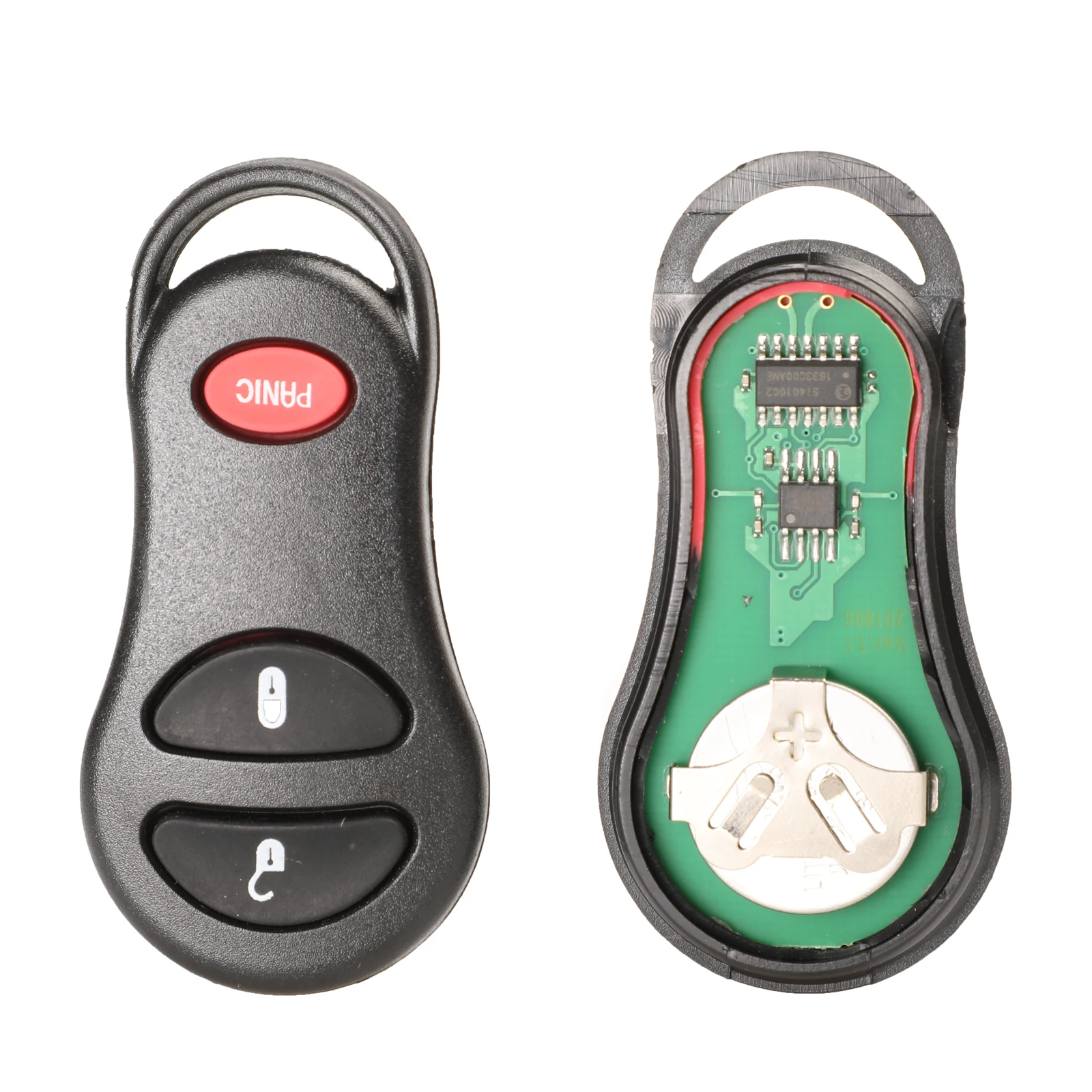 Jingyuqin 3 Buttons Remote Car Key GQ43VT17T/GQ43VT9T 315MHZ For Dodge Jeep fit Chrysler Concorde 300M 2001-2004 Keyless Fob