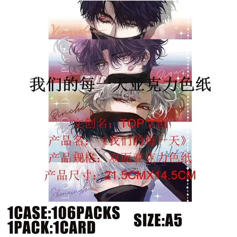 

TOP Culture Wholesales Love And Deep Space Our Dairy Collection Box Rare Tarot Cards Male God Zayne Rafayel Sylus Anime Custom