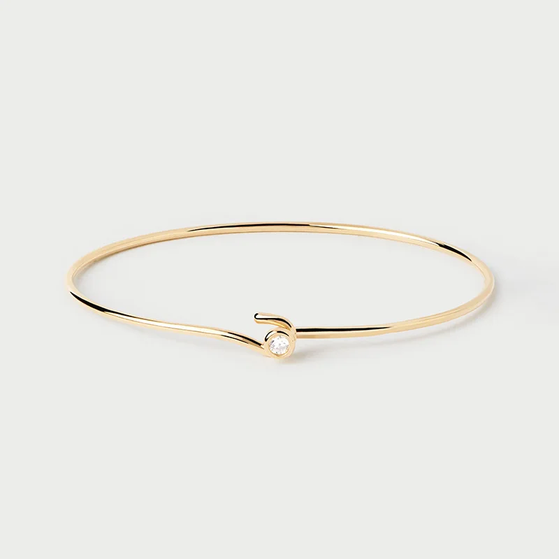 

Withered S925 Pure Silver Personalized Simple Niche Design Versatile Thin Circle Bracelet