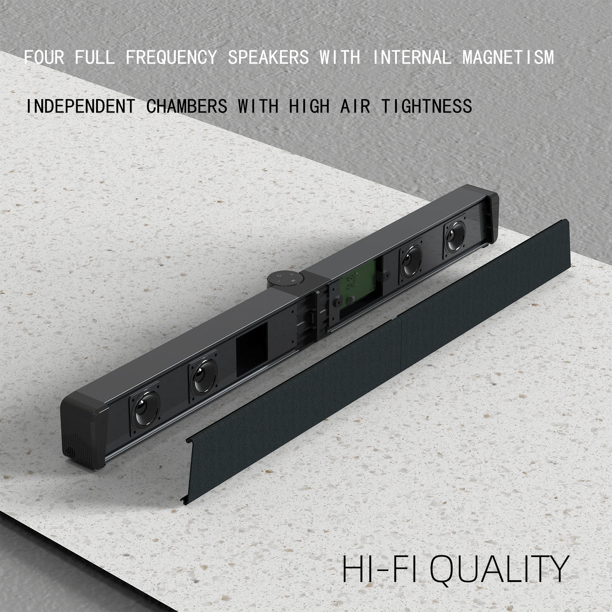 40W TV Speaker Wired Wireless Bluetooth Sound Home Theater Support For Coaxial Optic FM 3.5mm Audio Input