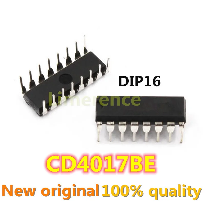 10PCS CD4017BE CD4001 CD4011 CD4012 CD4013 CD4016 CD4518 DIP New and Original IC Chipset-