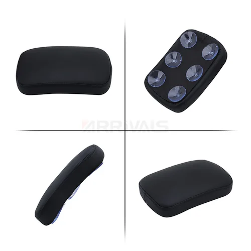 Imagen 2 del producto Nuevo Asiento trasero de pasajero con ventosa negra para motocicleta Harley 883 1200 48 Universal