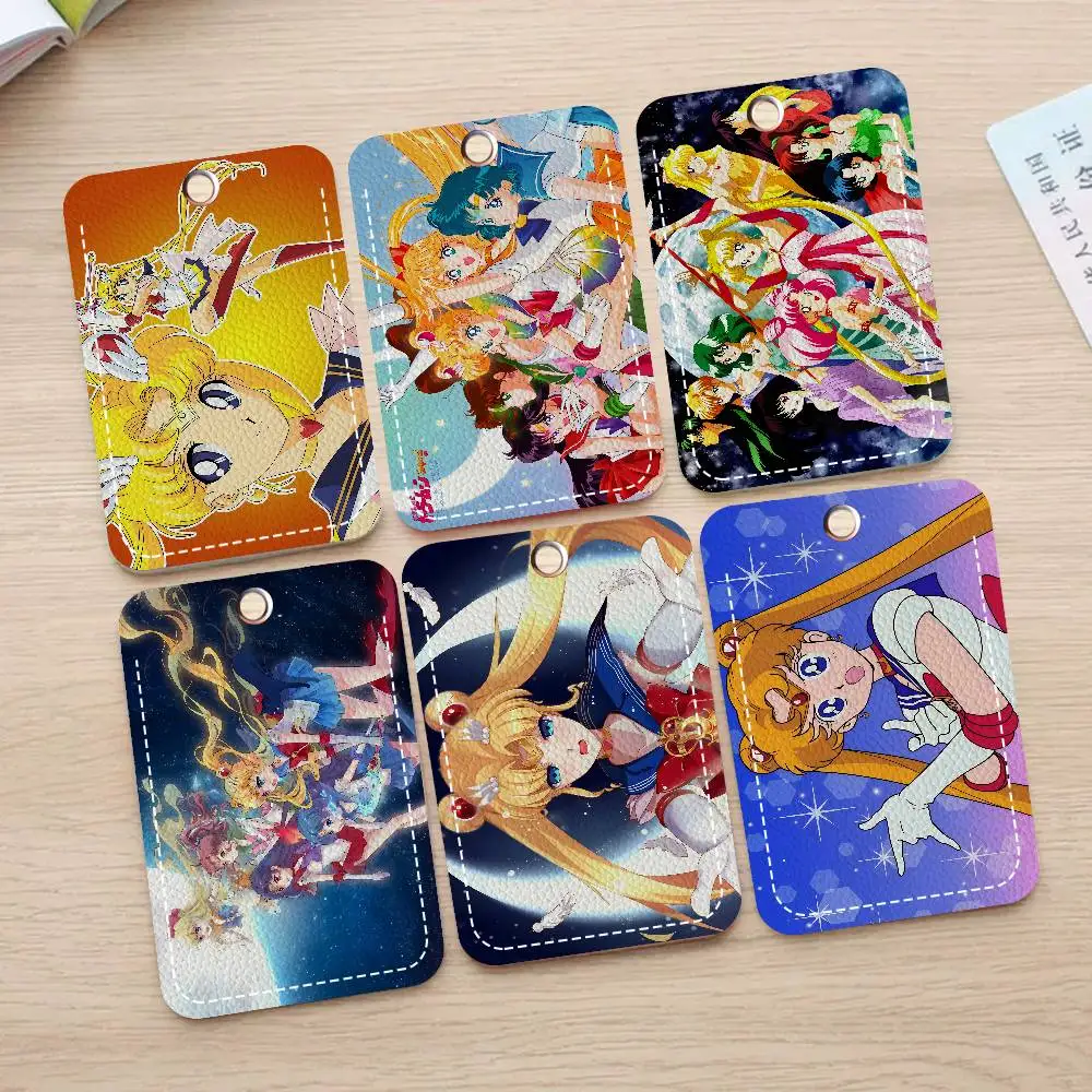 

S-Sailor M-Moon Банковская карта, Самая, Автобус Держатель карты Брелок Брелок Доступ к двери Чехол для удостоверения личности Брелок Доступ