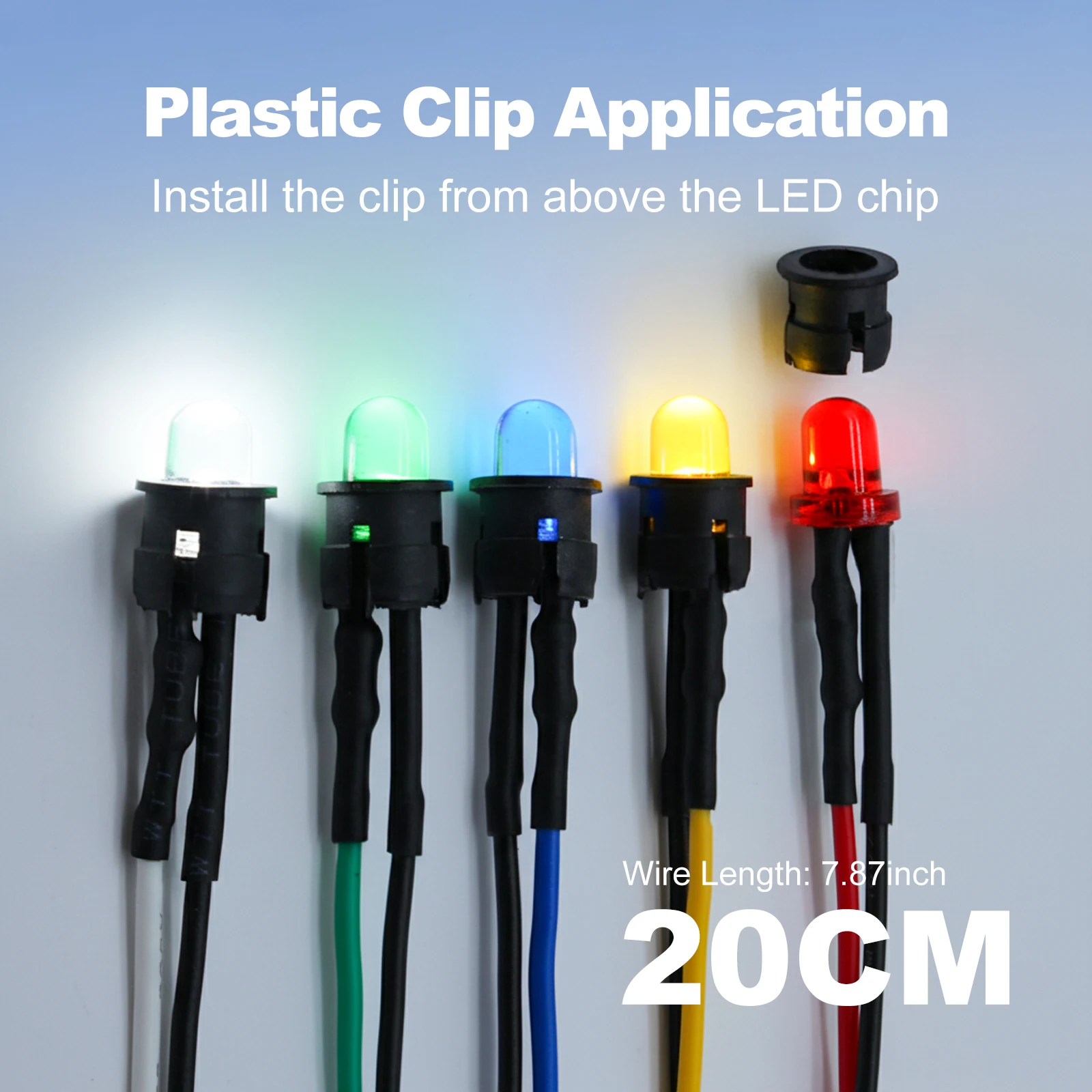 FILN 25/50/100 szt. 6mm 12V Mini LED Lampka Sygnalizacyjna Wtykana z Kulką, Przewodowa, do Projektów DIY, Urządzeń Elektronicznych, Paneli