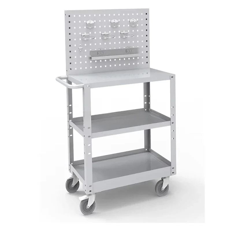 

Heavy tool cart locker with drawers and hanging plates