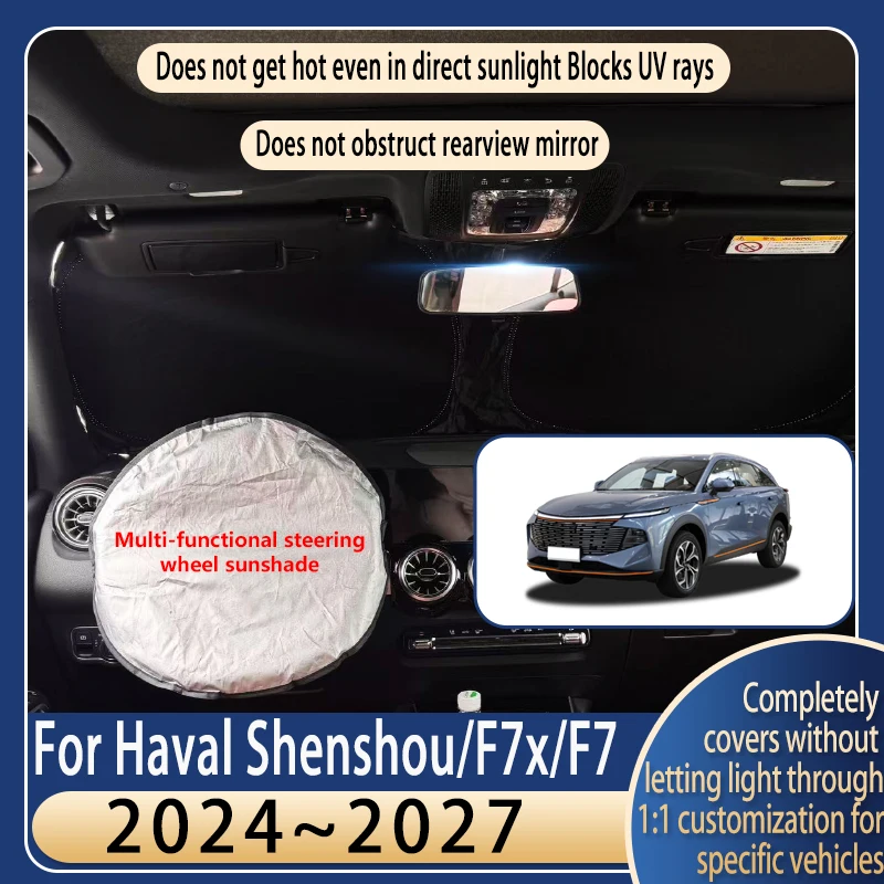 

Солнцезащитный козырек на руль для Haval Shenshou 2024-2027: летние охлаждающие аксессуары, термоизоляция лобового стекла