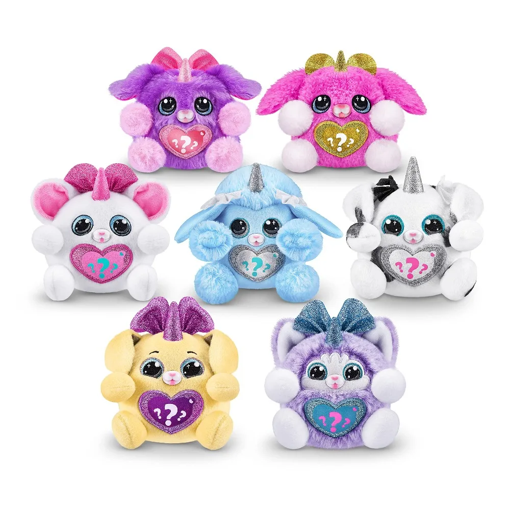 Coleção Surpresa ZURU Rainbow Puppycorn, com animais de pelúcia, ovos surpresa e presentes infantis para coleção