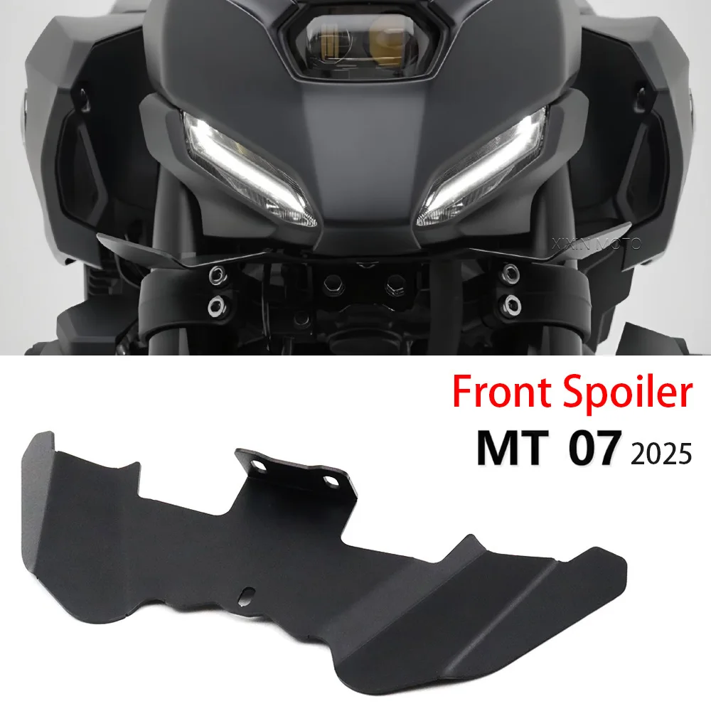 

For YAMAHA MT-07 MT 07 MT07 2025 Motorcycle Accessories Downforce Winglet Aerodynamic Wing Front Spoiler