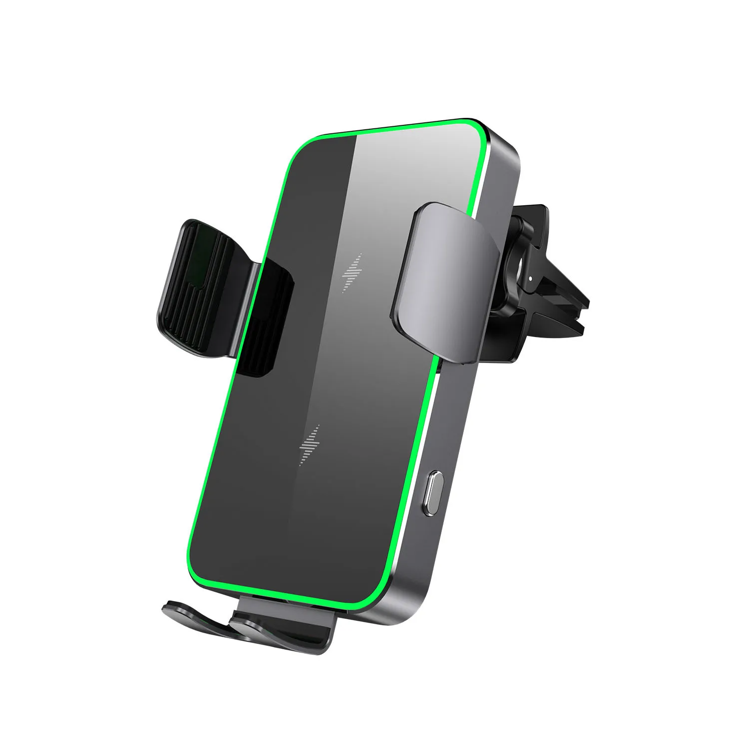 Cross border new dual coil car wireless charger 15W mobile phone holder wireless fast charging