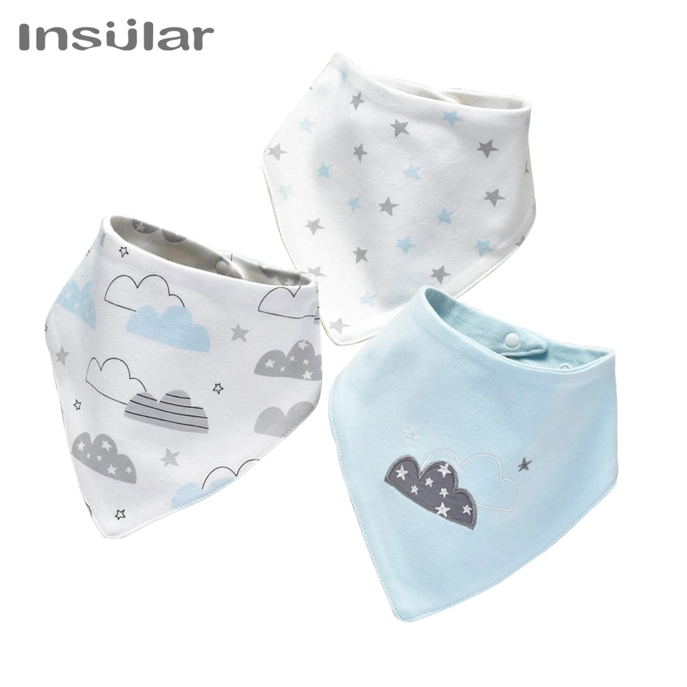 

Новинка, 3 шт./лот, полотенце с рисунком слюны, детские нагрудники, хлопковая бандана, нагрудники для кормления младенцев, нагрудники для прорезывания зубов, аксессуары для детской еды, детские вещи