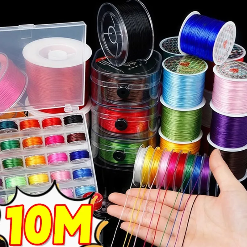 

10M 1mm Nylon Thread Cord Chinese Knot Bracelet Braided String for DIY Tassel Beading String Jewelry Making Cords Line Gift