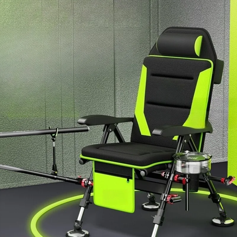 

New fishing chair for wild fishing Multifunctional fishing stool Folding portable small European chair