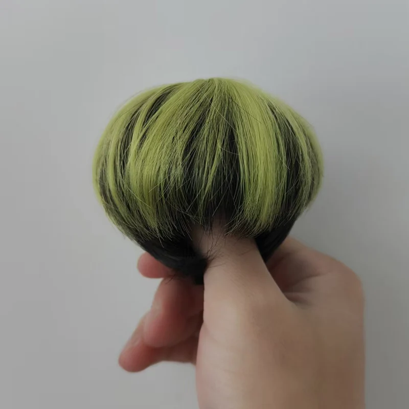 Novo 1/6 1/4 1/3 peruca de boneca para 30/45/60cm boneca bjd seda macia cabelo curto menina brinquedos vestir-se jogar casa boneca acessórios, sem boneca