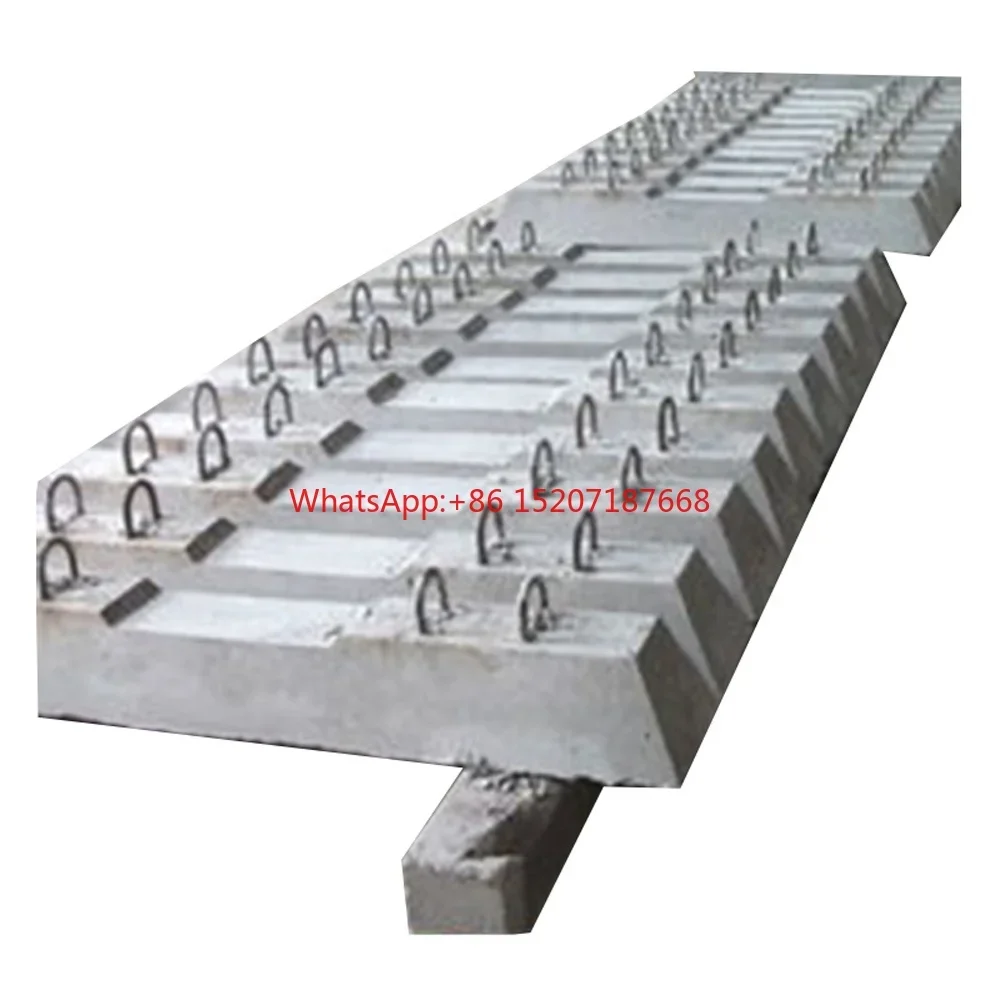 

Best Selling Rubber Crossing Board Railway Concrete Sleeper Price Concrete Sleepers Plastic Railroad Sleeper