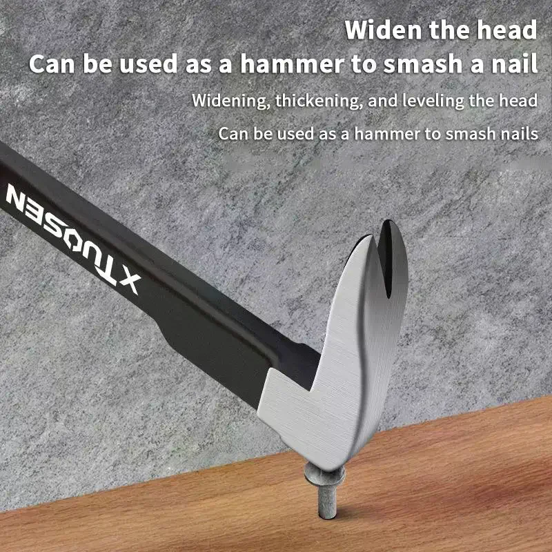 

Multi Functional Nail Remover Pry Stick Woodworking Dismantling Tool Wall Cement Nail Remover Cannon Nail Remover