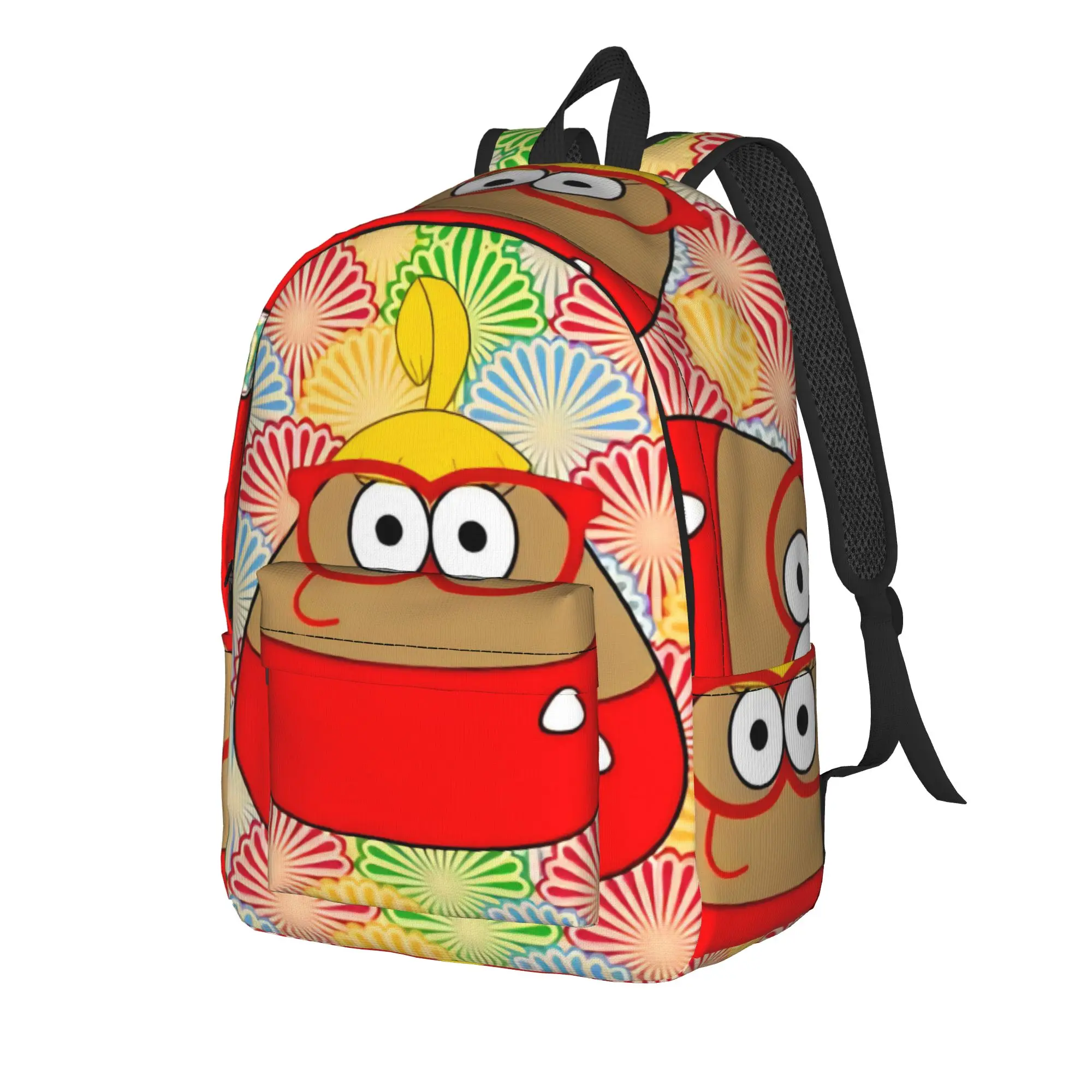 My Pet Alien Pou Backpack for Men Women Casual Student Business Daypack  Laptop Computer Shoulder Bag Sports