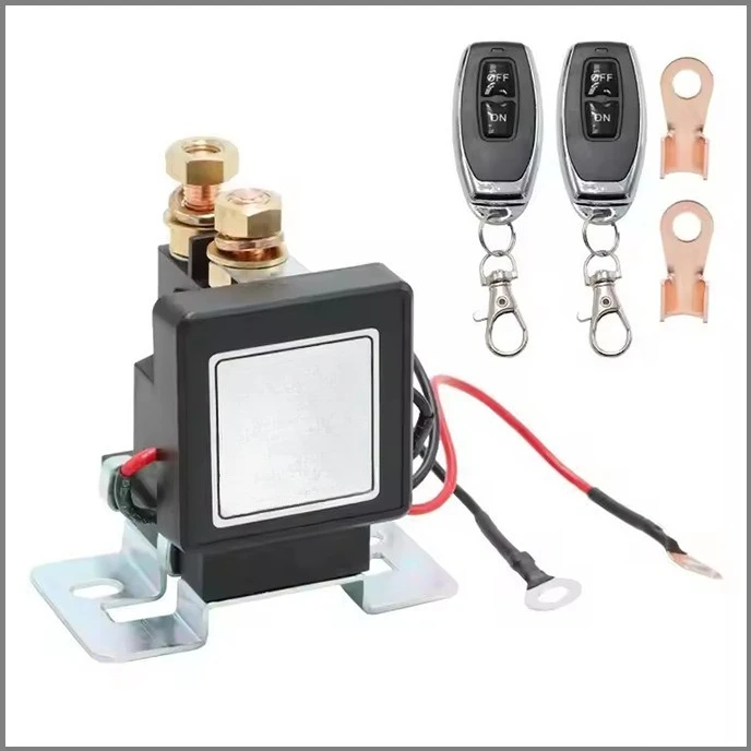 

Выключатель-реле отключения питания 12В 500А с дистанционным управлением для защиты от угона