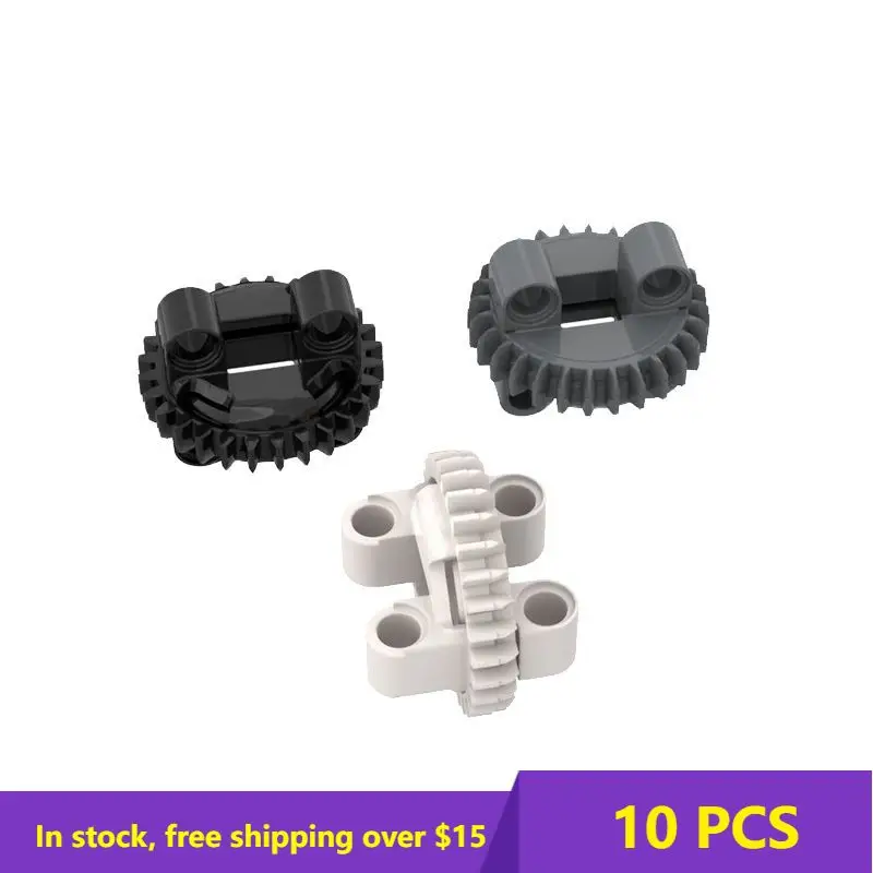 

10PCS Bricks 601948 28 Gear Rotating Platform Brick High-Tech Changeover Catch For Building Blocks Parts Educational KidsToys