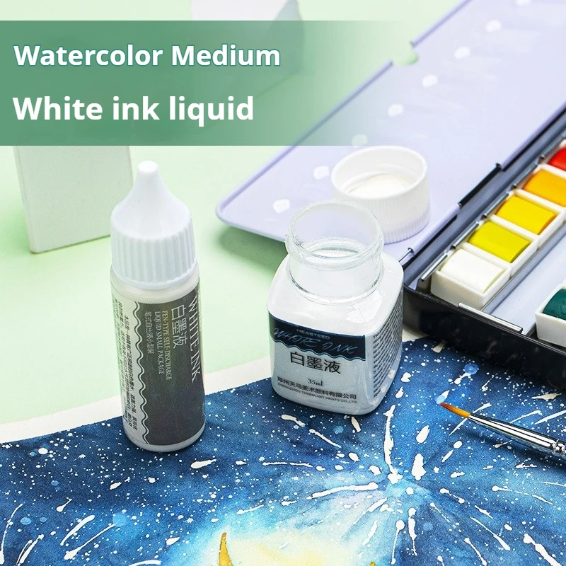 18ml/35ml 화이트 잉크, 딥펜 브러쉬 아트 레터 - Correction Fluid White 리뷰 및 가격
