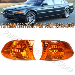 Front Corner Light Turn Signal Cover Lamp No Bulb For BMW E38 7 Series 750iL 740i 740iL 1998-2000 2001 63138379107 63138379108